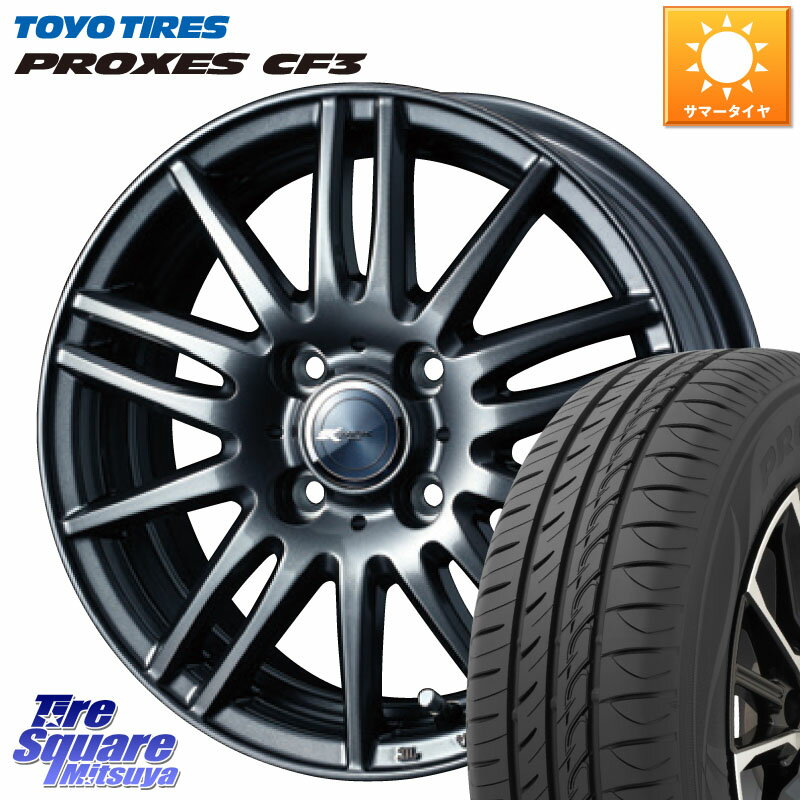 WEDS ウェッズ ZAMIK ザミック TITO 13インチ 13 X 4.0J +45 4穴 100 TOYOTIRES プロクセス CF3 サマータイヤ 155/70R13