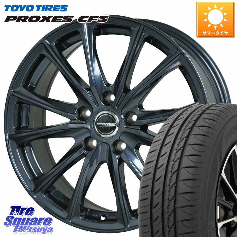 HotStuff WAREN W05 ヴァーレン ホイール16インチ 16 X 6.5J +48 5穴 100 TOYOTIRES プロクセス CF3 サマータイヤ 205/60R16