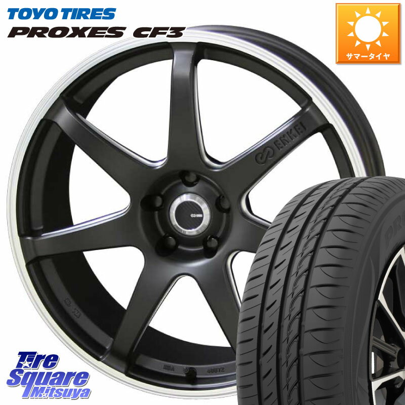 KYOHO 【欠品次回7月末】ENKEI TUNING SC38 ホイール 4本 17インチ 17 X 7.0J +48 5穴 114.3 TOYOTIRES プロクセス CF3 サマータイヤ 215/45R17 セレナ ステップワゴン セレナ