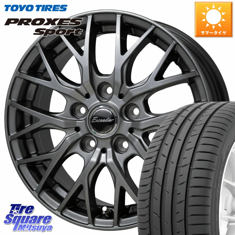 HotStuff Exceeder E05-2 ホイール 17インチ 17 X 7.0J +45 5穴 114.3 TOYOTIRES トーヨー プロクセス ..