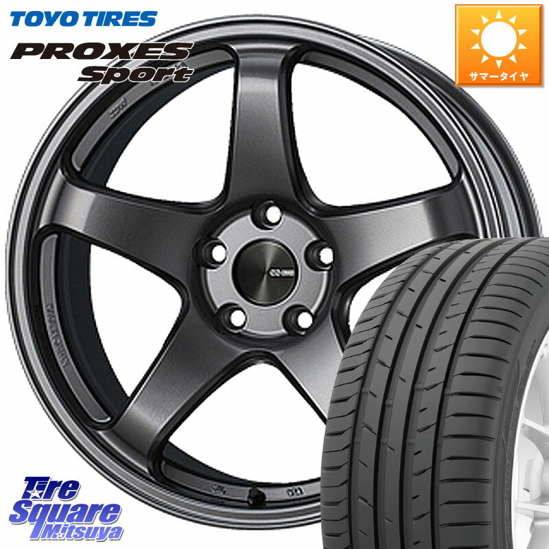 KYOHO ENKEI エンケイ PerformanceLine PF05 DS 17インチ 17 X 8.0J +38 5穴 100 TOYOTIRES トーヨー プロクセス スポーツ PROXES Sport サマータイヤ 225/45R17 86