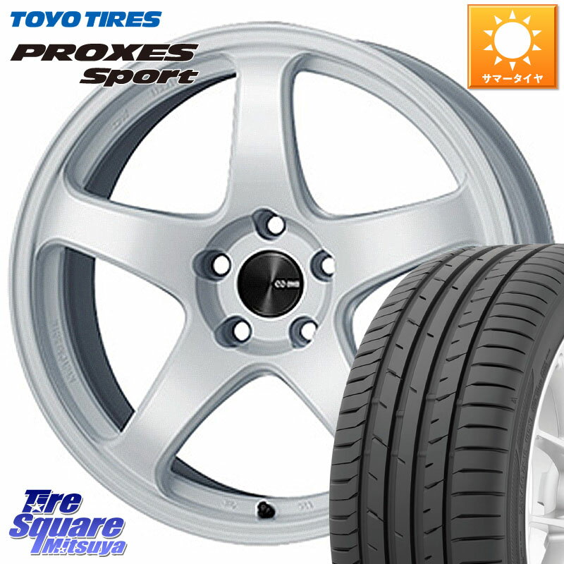 KYOHO ENKEI エンケイ PerformanceLine PF05 WH 17インチ 17 X 7.5J +45 5穴 100 TOYOTIRES トーヨー プロクセス スポーツ PROXES Sport サマータイヤ 225/45R17 86