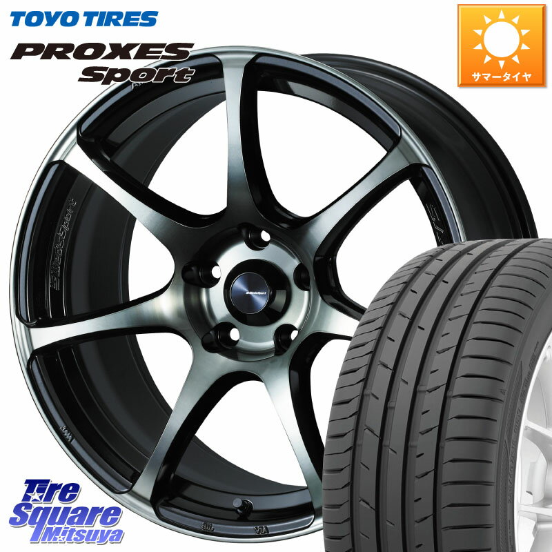 WEDS 73980 ウェッズ スポーツ SA75R SA-75R 17インチ 17 X 7.0J +48 5穴 114.3 TOYOTIRES トーヨー プロクセス スポーツ PROXES Sport サマータイヤ 215/45R17 セレナ ステップワゴン セレナ