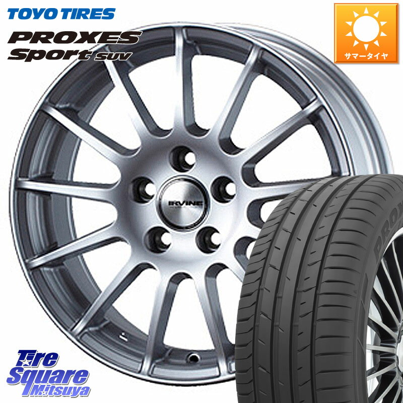 WEDS IR87549R/6 ウェッズ IRVINE F01 ホイール 18インチ 18 X 7.5J(MB H247) +49 5穴 112 TOYOTIRES トーヨー プロクセス スポーツ PROXES Sport SUV サマータイヤ 235/55R18