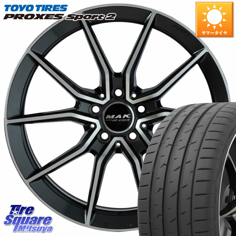  MAK ARGENTO FF ۥ 18 18 X 8.0J(MB W206AT) +40 5 112 TOYOTIRES ȡ衼 PROXES Sport2 ץݡ2 ޡ 245/45R18 륻ǥ٥ C饹