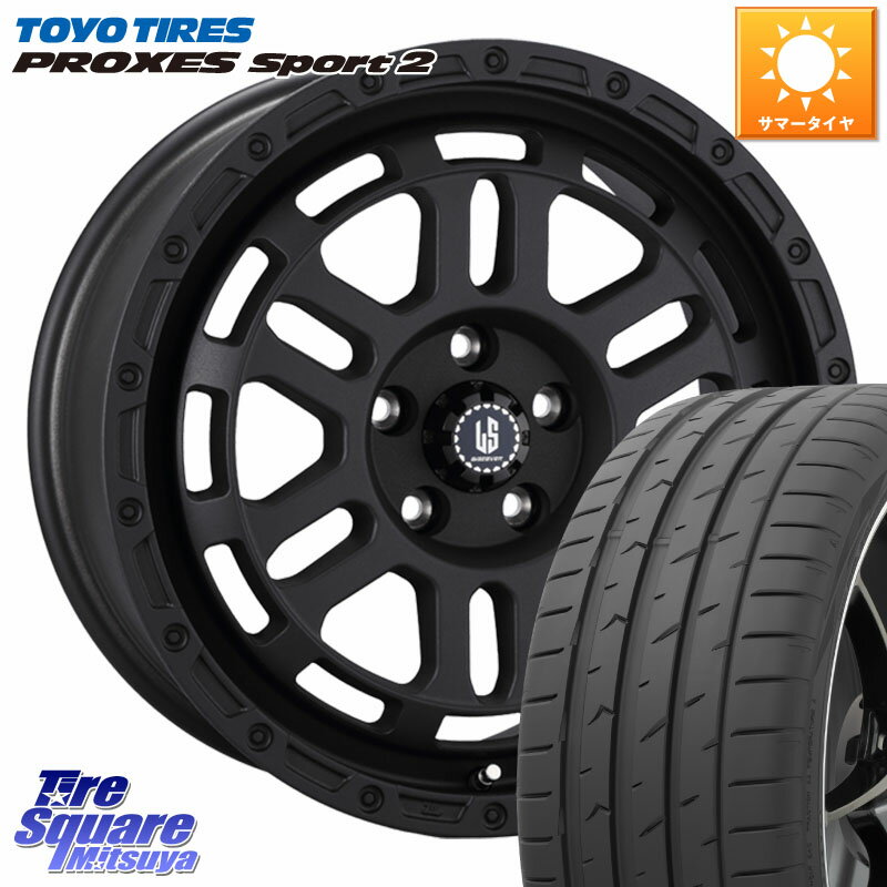 阿部商会 LA STRADA DISCOVER ホイール 18インチ 18 X 8.0J +40 5穴 114.3 TOYOTIRES トーヨー PROXES Sport2 プロクセススポーツ2 サマータイヤ 235/45R18 CY2アコード