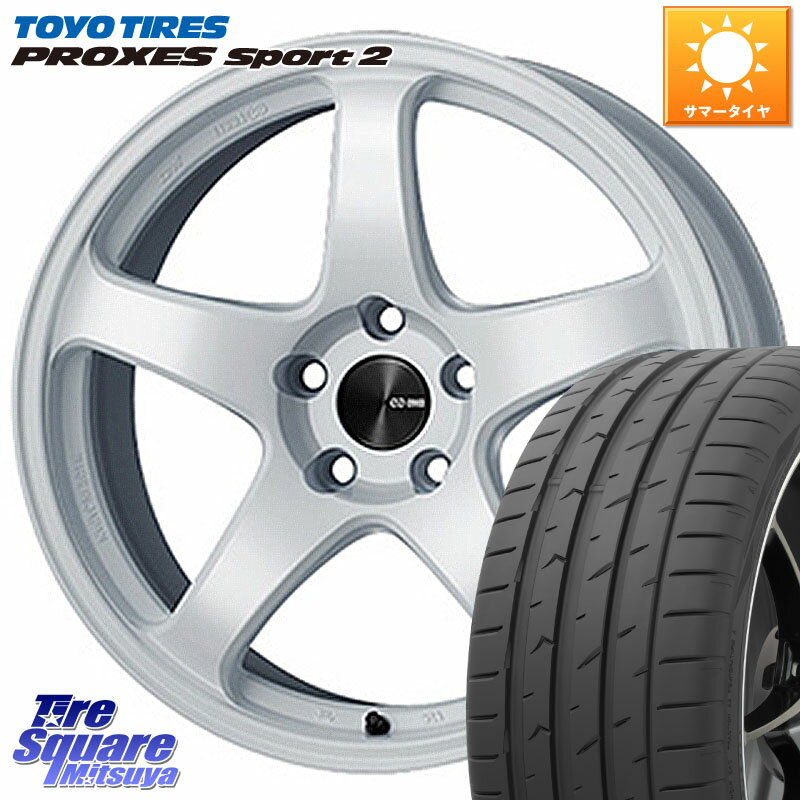 ENKEI エンケイ PerformanceLine PF05 WH 19インチ 19 X 8.0J +45 5穴 114.3 TOYOTIRES トーヨー PROXES Sport2 プロクセススポーツ2 サマータイヤ 235/50R19 NX CX-5 アウトバック