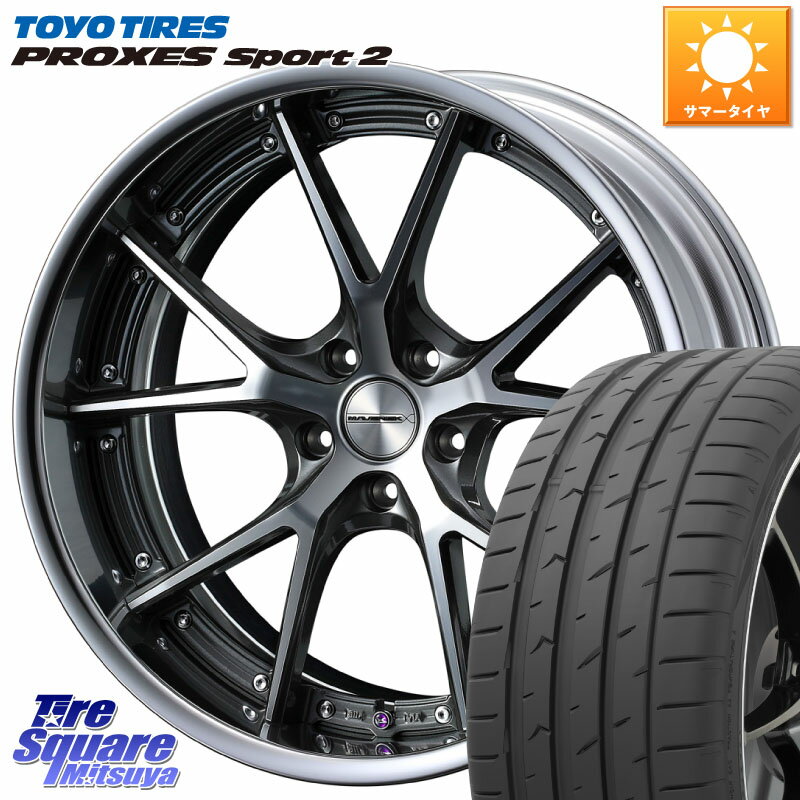 WEDS MAVERICK 905S S-LoDisk 18インチ 2ピース 18 X 8.0J +32 5穴 114.3 TOYOTIRES トーヨー PROXES S..