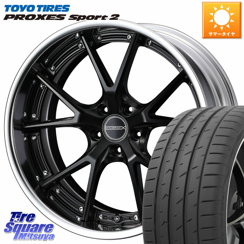 WEDS MAVERICK 905S S-LoDisk 19インチ 2ピース 19 X 7.5J +48 5穴 114.3 TOYOTIRES トーヨー PROXES Sport2 プロクセススポーツ2 サマータイヤ 225/40R19 VOXY