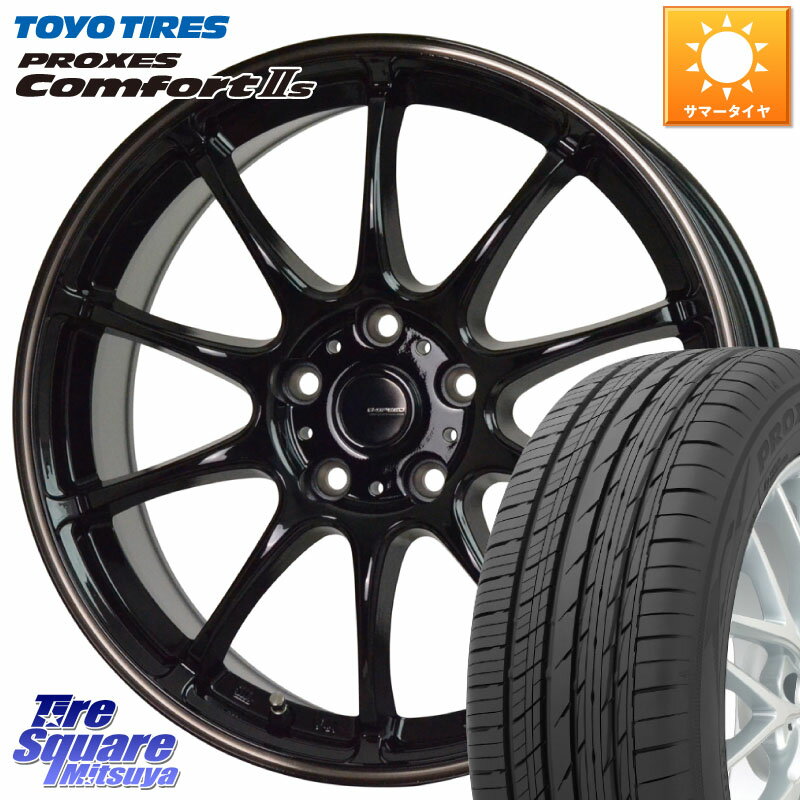 HotStuff G・SPEED P-07 ジー・スピード ホイール 16インチ 16 X 6.5J +48 5穴 114.3 TOYOTIRES トーヨー PROXES Comfort2s プロクセス コンフォート2s サマータイヤ 205/55R16 ステップワゴン