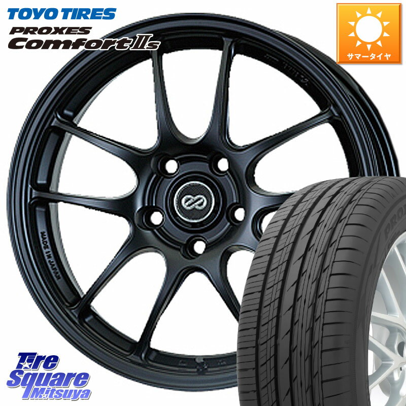 ENKEI エンケイ PerformanceLine PF01 BK ホイール 18 X 8.0J +45 5穴 114.3 TOYOTIRES トーヨー PROXES Comfort2s プロクセス コンフォート2s サマータイヤ 225/45R18 ステップワゴン RX-8