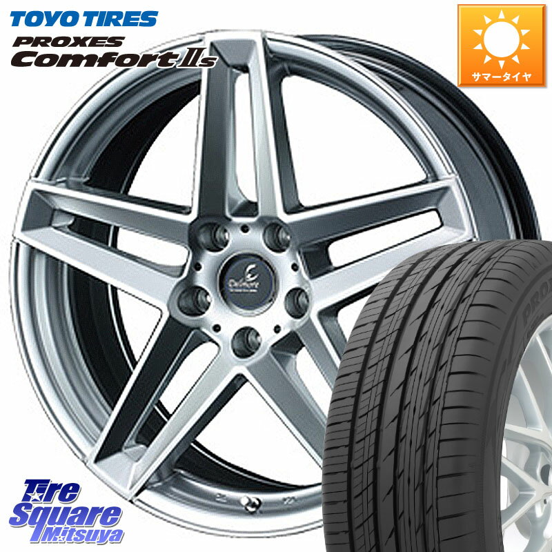 WEDS 35961 ウェッズ デルモア Delmore LGH 球面座 ホイール 19インチ 19 X 8.0J(LEGE) +45 5穴 120 TOYOTIRES トーヨー PROXES Comfort2s プロクセス コンフォート2s サマータイヤ 245/40R19