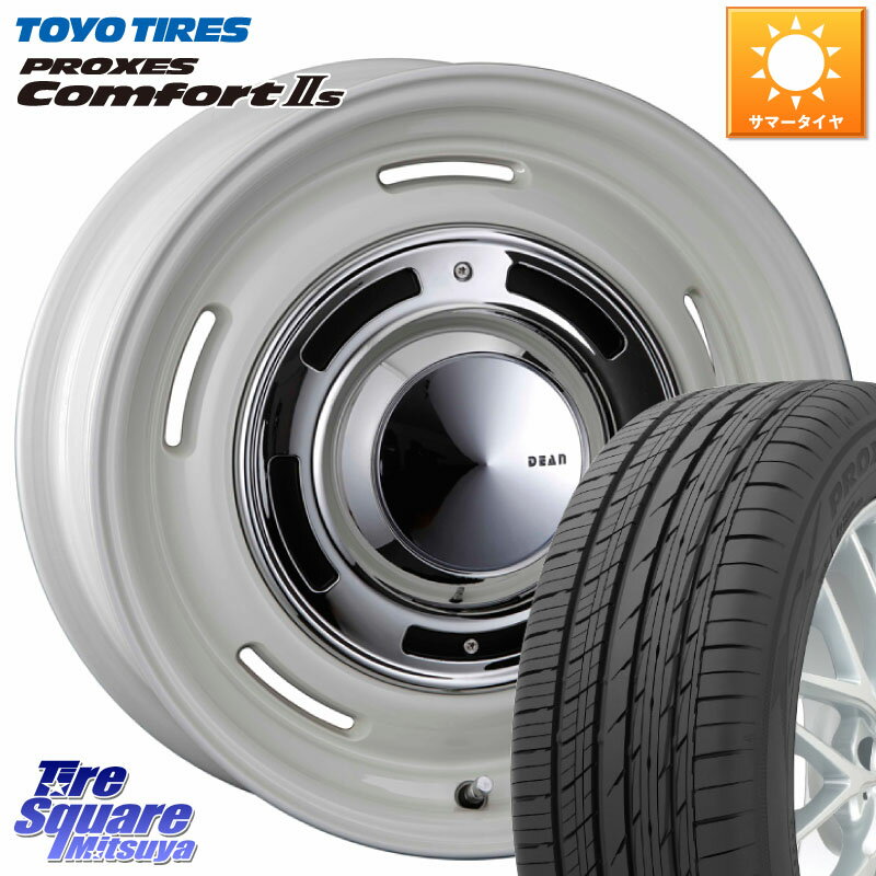 CRIMSON ディーン クロスカントリー ホイール 16インチ 16 X 6.5J(RENAUT KANGOO KW) +38 5穴 108 TOYOTIRES トーヨー PROXES Comfort2s プロクセス コンフォート2s サマータイヤ 205/60R16 ルノー カングービボップ KW系