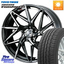 WEDS 40609 IjX LEONIS IT 18C` 18 X 7.0J +47 5 114.3 TOYOTIRES g[[ PROXES Comfort2s vNZX RtH[g2s T}[^C 235/50R18