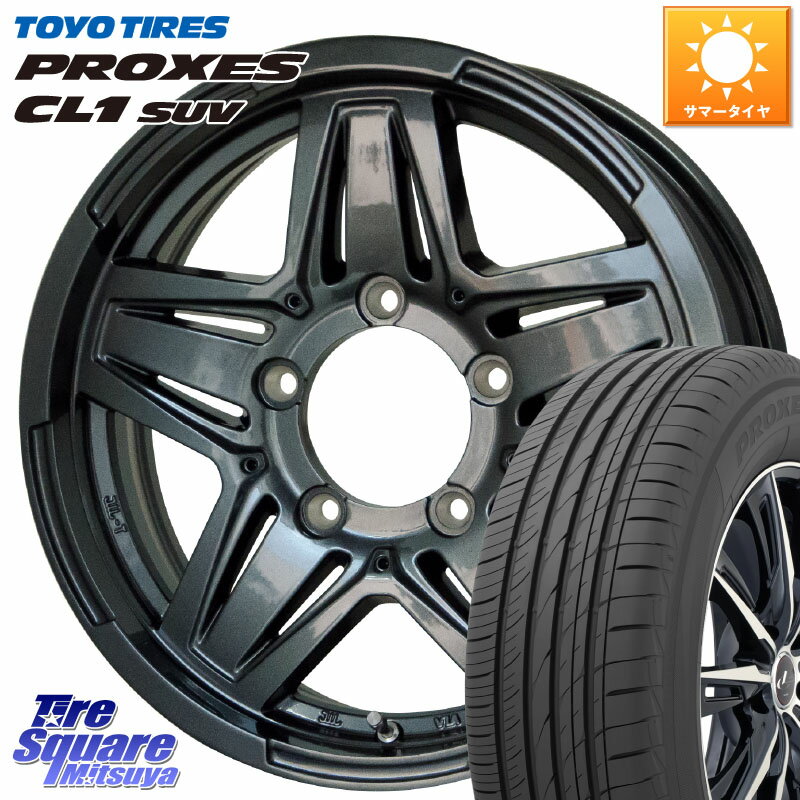 HotStuff マッドクロス JB-01 JB01 (GM) ホイール 16インチ 16 X 6.0J +0 5穴 139.7 TOYOTIRES トーヨー プロクセス CL1 SUV PROXES 在庫● サマータイヤ 175/80R16 ジムニー