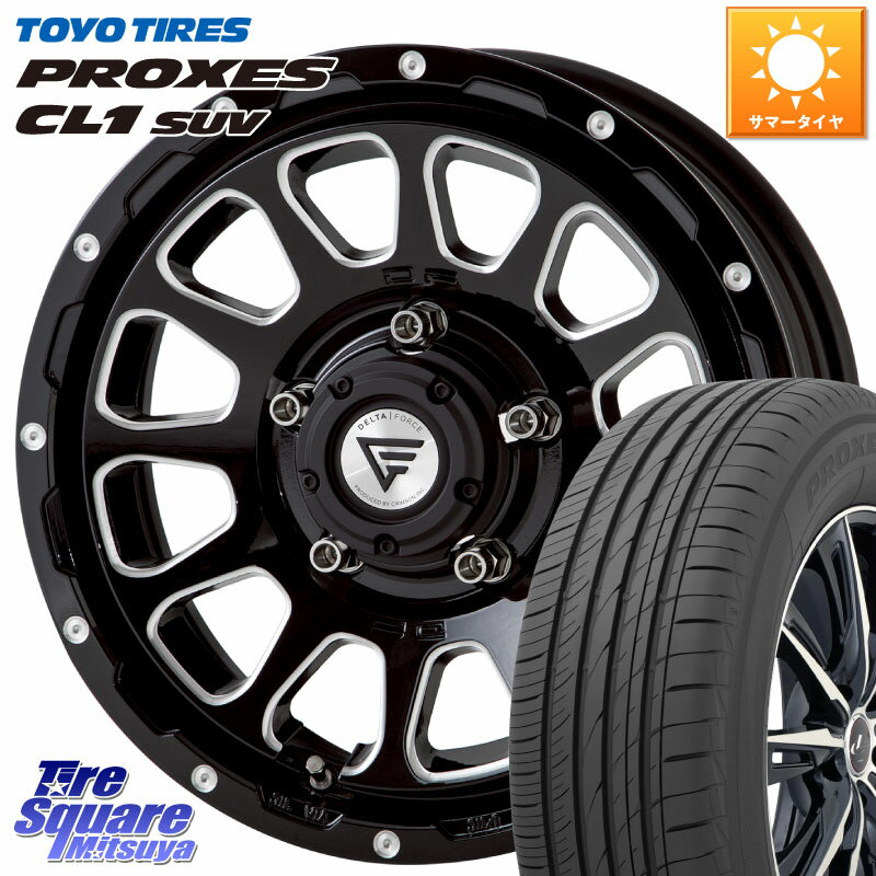 DELTA FORCE デルタフォース オーバル ジムニー専用 ホイール 16インチ 16 X 5.5J +20 5穴 139.7 TOYOTIRES トーヨー プロクセス CL1 SUV PROXES 在庫● サマータイヤ 175/80R16 ジムニー