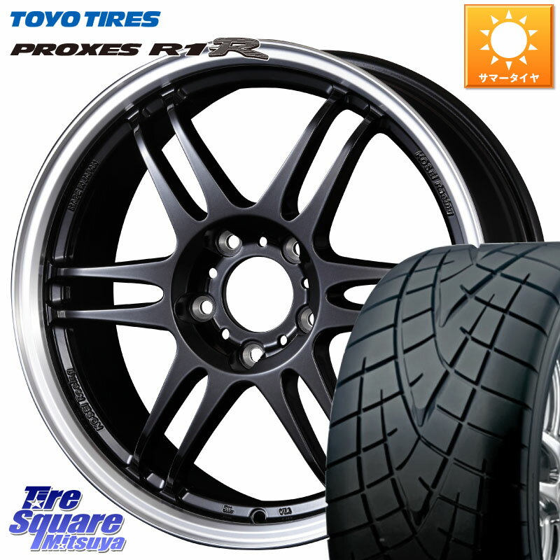 KOSEI  K-1 Racing.REV K1 졼 ɥå  17 X 7.0J +48 5 100 TOYOTIRES ȡ衼 ץ R1R PROXES ޡ 215/45R17 ץꥦ 86