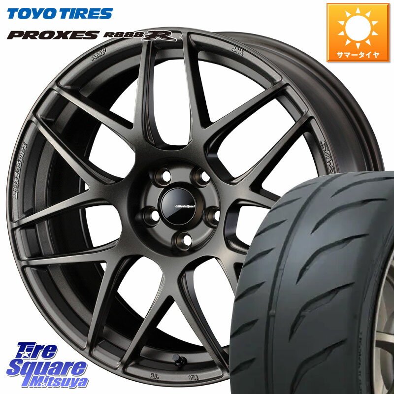 WEDS 74198 SA-27R å ݡ ۥ 18 18 X 9.5J(EVO10 CZ4A) +38 5 114.3 TOYOTIRES ȡ衼 ץ R888R PROXES ޡ 245/40R18 󥨥10ѡб