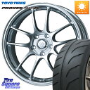 ENKEI エンケイ PerformanceLine PF01 ホイール 17 X 8.0J +45 5穴 114.3 TOYOTIRES トーヨー プロクセス R888R PROXES サマータイヤ 235/45R17(2)