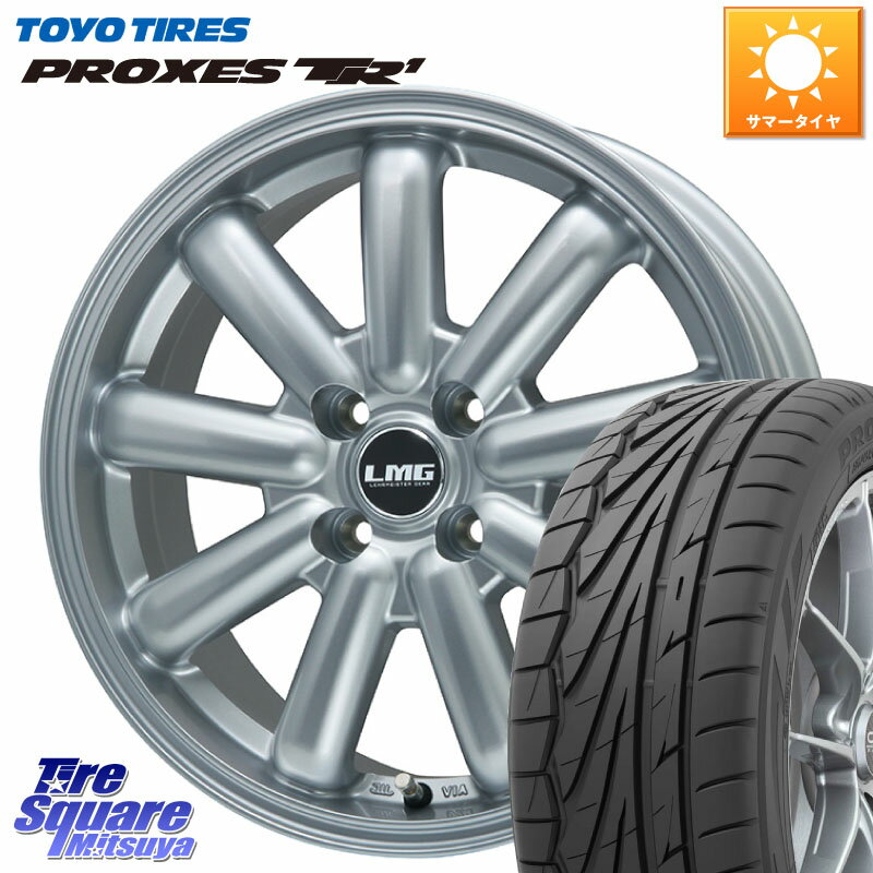 LEHRMEISTER レアマイスター LMG MOS-9 MOS9 17インチ 17 X 6.5J +42 4穴 100 TOYOTIRES トーヨー プロクセス TR1 PROXES サマータイヤ 205/45R17 アクア ヤリス ロードスター