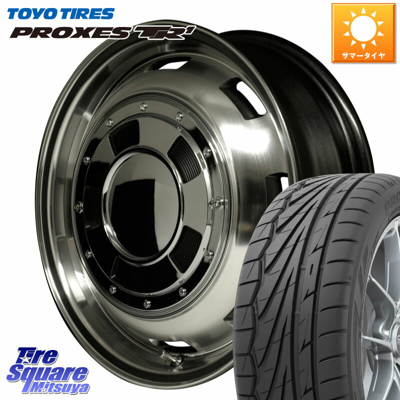 MANARAY MID Garcia CISCO ガルシア シスコ 15インチ 15 X 4.5J +45 4穴 100 TOYOTIRES トーヨー プロクセス TR1 PROXES サマータイヤ 165/55R15