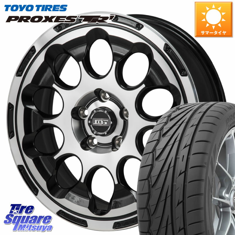 Japan三陽 ボトムガルシア CHRONO クロノ 17 X 7.0J +38 5穴 114.3 TOYOTIRES トーヨー プロクセス TR1 PROXES サマータイヤ 195/45R17