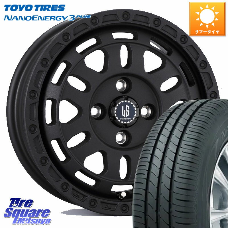 阿部商会 LA STRADA DISCOVER ホイール 14インチ 14 X 4.5J +45 4穴 100 TOYOTIRES トーヨー ナノエナジー3プラス NANOENERGY 在庫● 2025年製 サマータイヤ 165/65R14 デリカミニ4WD キャスト[アクティバ] ハスラー ピクシスジョイ[Cグレード] ハイゼット アゲトラカス