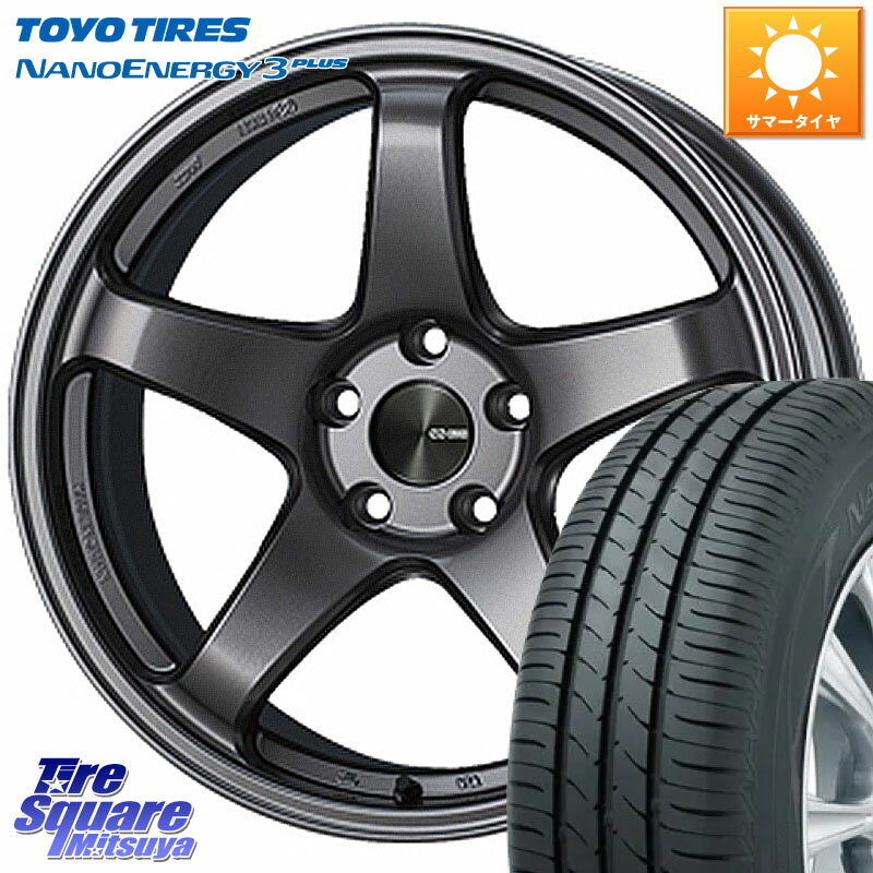 KYOHO ENKEI エンケイ PerformanceLine PF05 DS 4H 16インチ 16 X 7.0J +45 4穴 100 TOYOTIRES トーヨー ナノエナジー3プラス サマータイヤ 195/50R16 ヤリス ロードスター