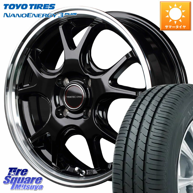 MANARAY MID VERTEC ONE EXE5 ホイール 16インチ 16 X 6.0J +43 4穴 100 TOYOTIRES トーヨー ナノエナジー3プラス サマータイヤ 195/45R16 サクシード ルーミー