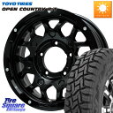 LEHRMEISTER レアマイスター LMG MS-9W MS9W ホイール 15インチ 15 X 5.5J +5 5穴 139.7 TOYOTIRES オープンカントリー RT トーヨー R/T サマータイヤ 195/80R15 シエラ