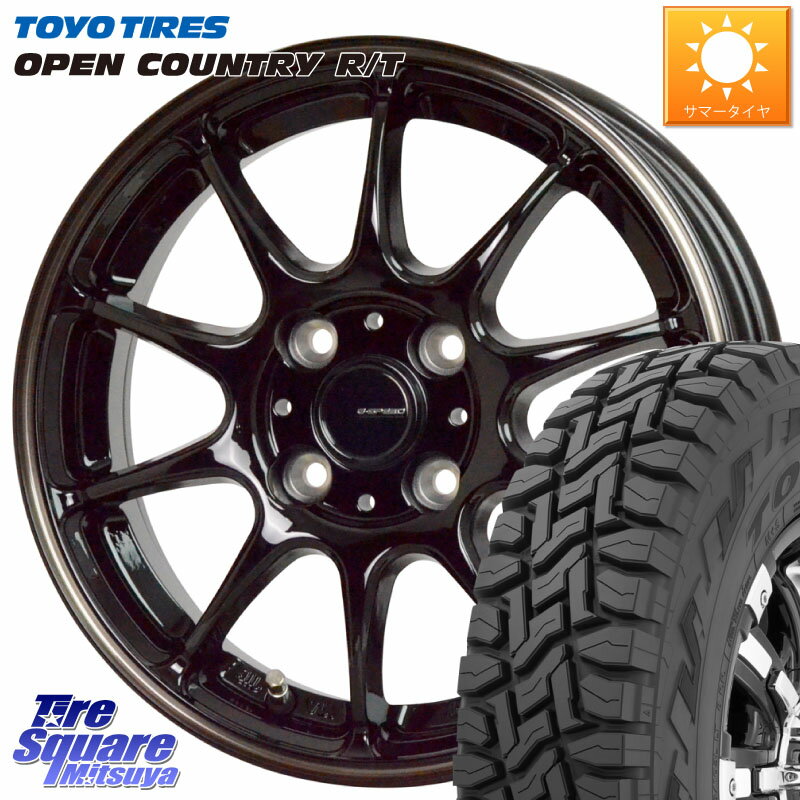 HotStuff G・SPEED P-07 ジー・スピード ホイール 12インチ 12 X 4.0J +43 4穴 100 TOYOTIRES オープンカントリー RT トーヨー 軽トラ 在庫 R/T サマータイヤ アゲトラetc 145/80R12 80*78