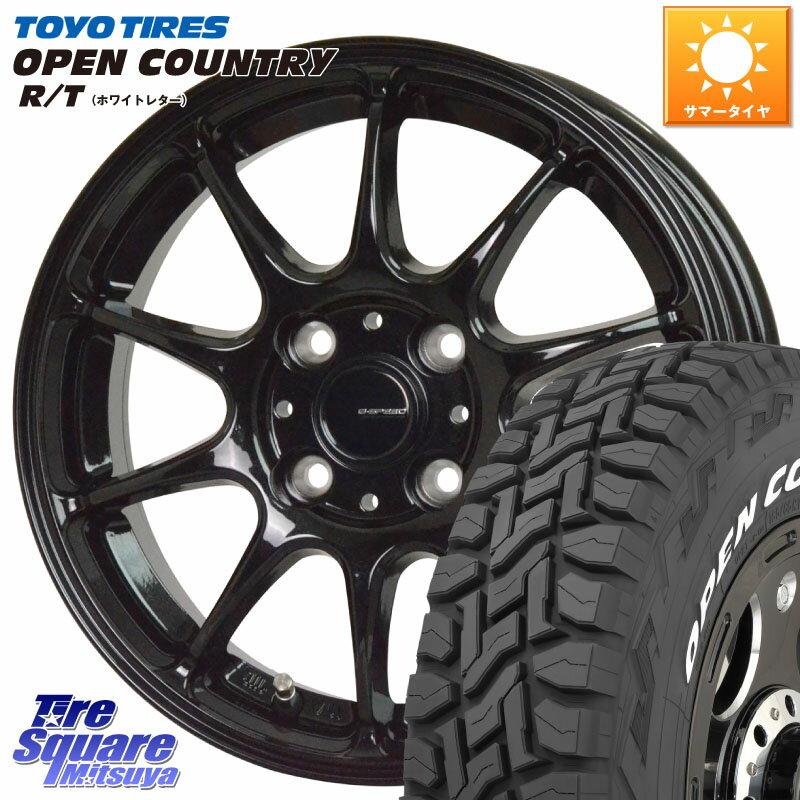 HotStuff G.SPEED G-07 ホイール 15インチ 15 X 5.5J +43 4穴 100 TOYOTIRES オープンカントリー RT ホワイトレター トーヨー 在庫 R/T サマータイヤ アゲトラetc 165/60R15 ハスラー ルーミー