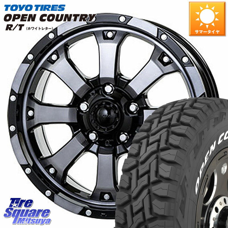 MKW MK-46 MK46 ダイヤカットグラファイトクリア ホイール 17インチ 17 X 7.5J +35 5穴 127 TOYOTIRES オープンカントリー RT ホワイトレター OPENCOUNTRY R/T 2025年製 在庫● トーヨー 265/70R17 クライスラー ジープ ラングラー JK系 クライスラー ジープ ラングラー