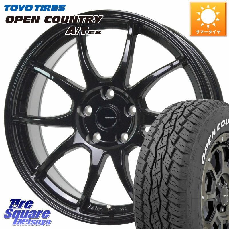 HotStuff G-SPEED G-06 G06 ホイール 16インチ 16 X 6.5J +48 5穴 100 TOYOTIRES AT EX OPEN COUNTRY A/T EX ホワイトレター オープンカントリー 215/70R16 XV アウトバック