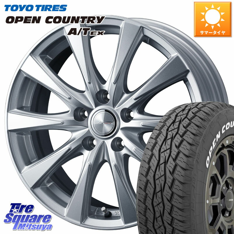 WEDS 硼ԥå ۥ 16 X 6.0J +40 5 100 TOYOTIRES AT EX OPEN COUNTRY A/T EX ۥ磻ȥ쥿 ץ󥫥ȥ꡼ 195/65R16 饤 ϥ֥åɼ