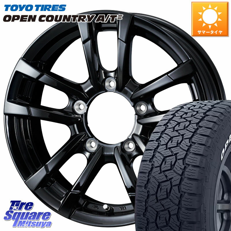 WEDS 40991 ウェッズ PRODITA プロディータ HC2 ホイール 15インチ 15 X 6.0J +0 5穴 139.7 TOYOTIRES オープンカントリー AT3 ホワイトレター サマータイヤ 195/80R15 シエラ