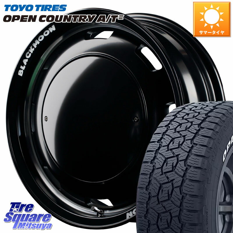 MANARAY MID Garcia CISCO BLACKMOON EDITION 15インチ 15 X 6.0J +33 6穴 139.7 TOYOTIRES オープンカントリー AT3 ホワイトレター サマータイヤ 195/80R15 107*105 ハイエース 200系