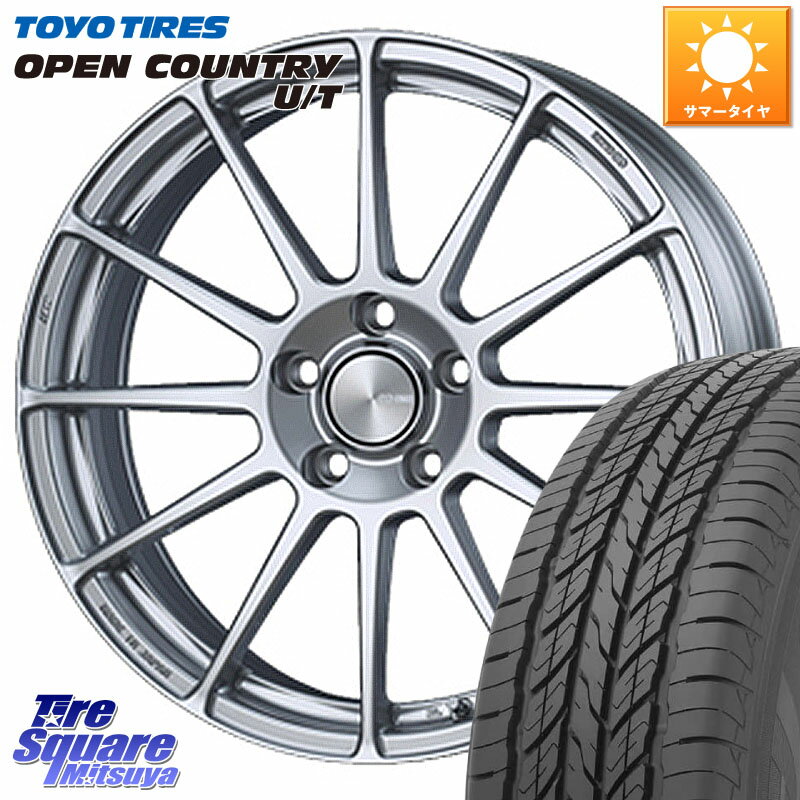 ENKEI エンケイ PerformanceLine PF03 ホイール 18 X 7.5J +48 5穴 114.3 TOYOTIRES オープンカントリー UT OPEN COUNTRY U/T サマータイヤ 225/60R18 RAV4 エクストレイル CX-5 アウトバック