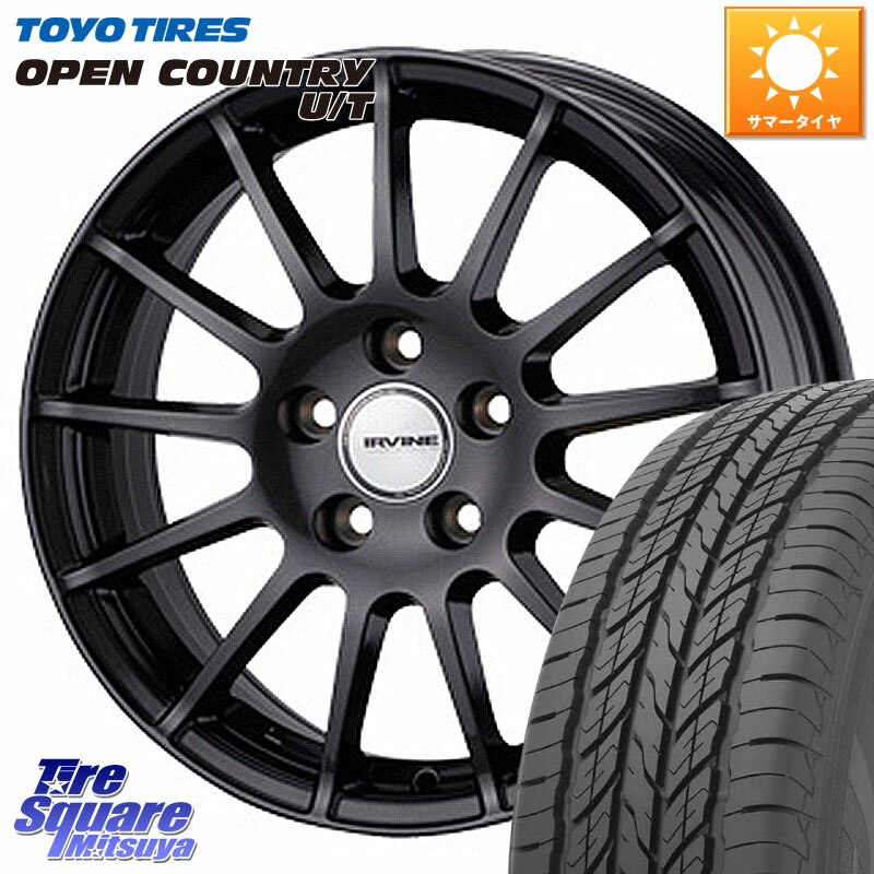 WEDS IR77547R/6G ウェッズ IRVINE F01 ホイール 17インチ 17 X 7.5J(MB X156) +47 5穴 112 TOYOTIRES オープンカントリー UT OPEN COUNTRY U/T サマータイヤ 215/60R17