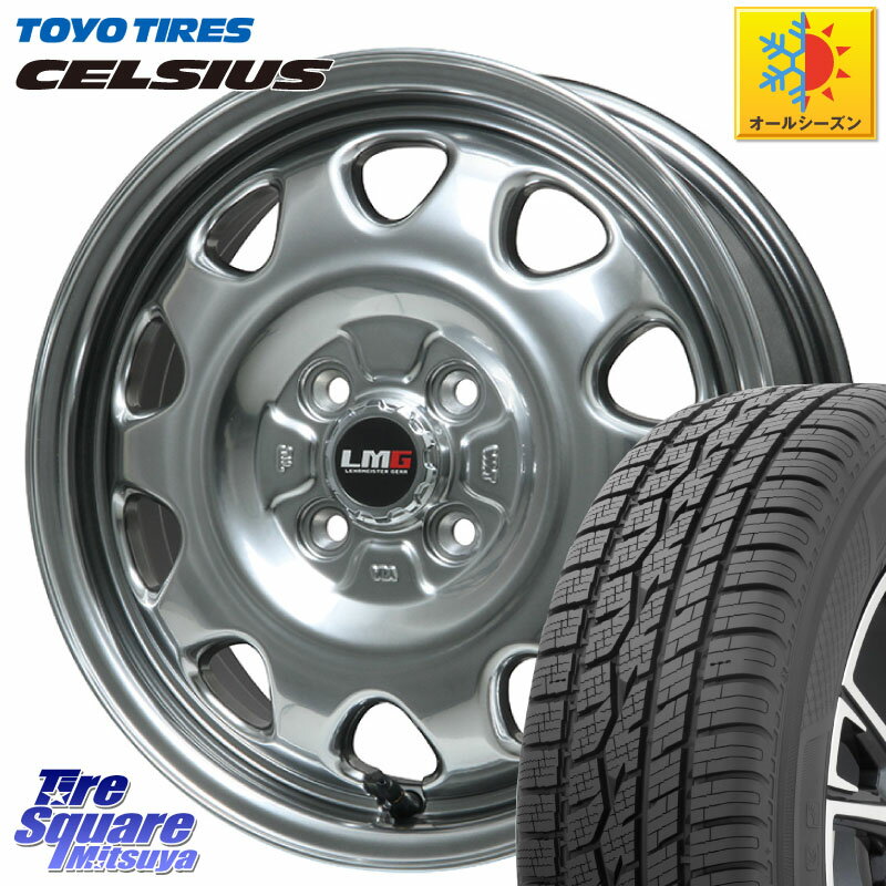 TOYOTIRES ȡ衼  CELSIUS 륷󥿥 165/70R14 LEHRMEISTER 쥢ޥ LMG OFF STYLE ۥ 14 14 X 4.5J +45 4 100 ϥ顼 ꥪ