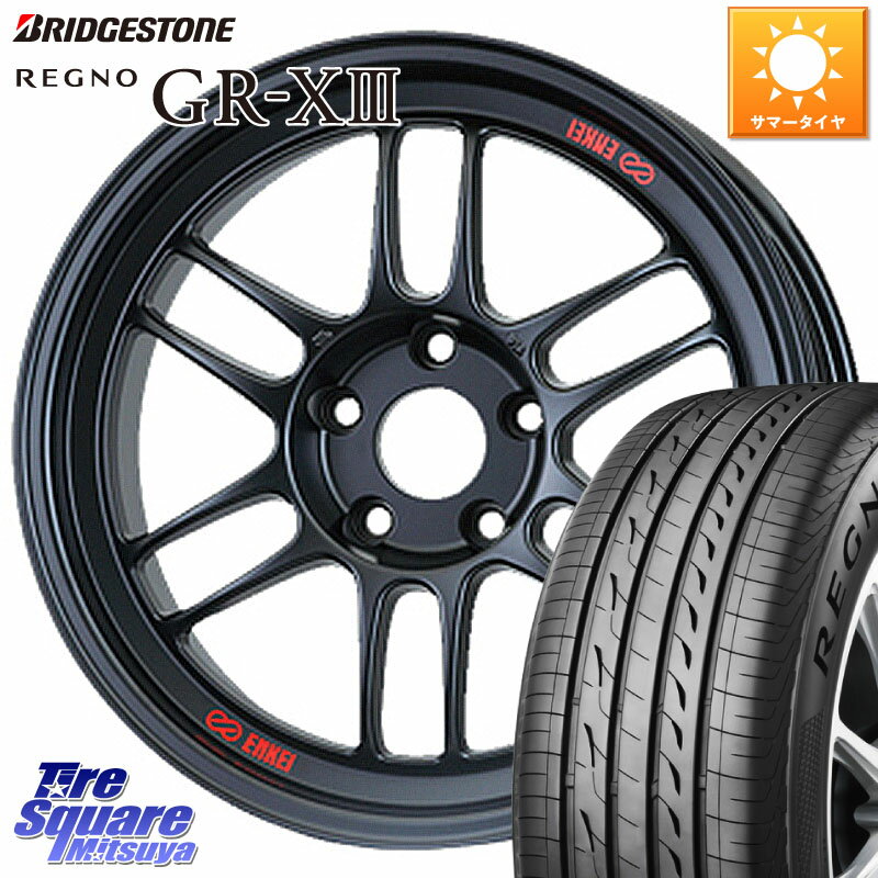 KYOHO ENKEI エンケイ Racing RPF1 ホイール 18 X 7.5J +48 5穴 114.3 ブリヂストン レグノ GR-X3 GRX3 サマータイヤ 215/45R18 MAZDA3 リーフ VOXY