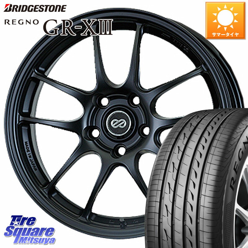 ENKEI エンケイ PerformanceLine PF01 BK ホイール 17 X 7.0J +48 5穴 114.3 ブリヂストン レグノ GR-X3 GRX3 在庫● サマータイヤ 215/45R17 セレナ ステップワゴン セレナ