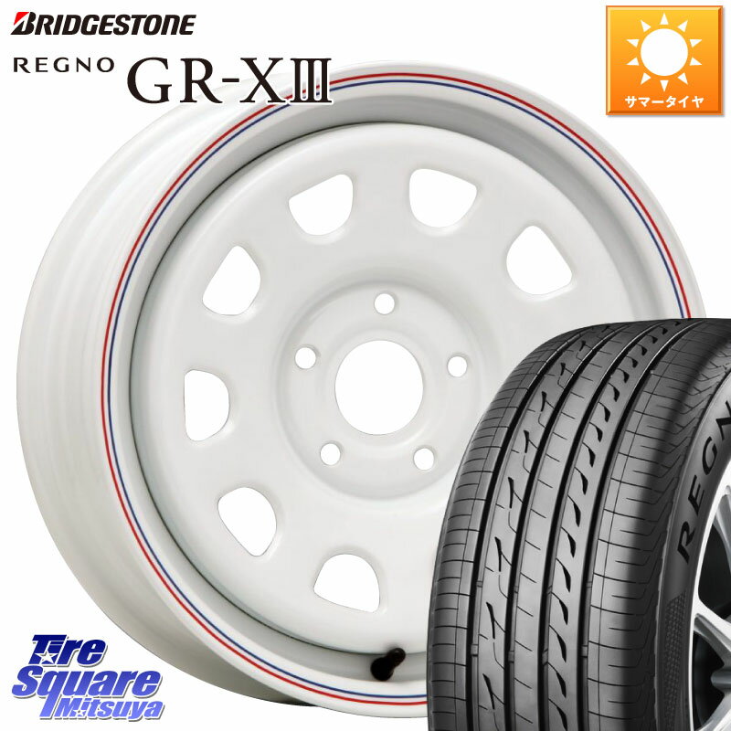 MLJ デイトナ SS DAYTONA ホイール 15インチ カングー 15 X 6.0J(RENAUT KANGOO KW) +30 5穴 108 ブリヂストン REGNO レグノ GR-X3 GRX3 GR-XIII サマータイヤ 205/65R15 ルノー カングービボップ KW系
