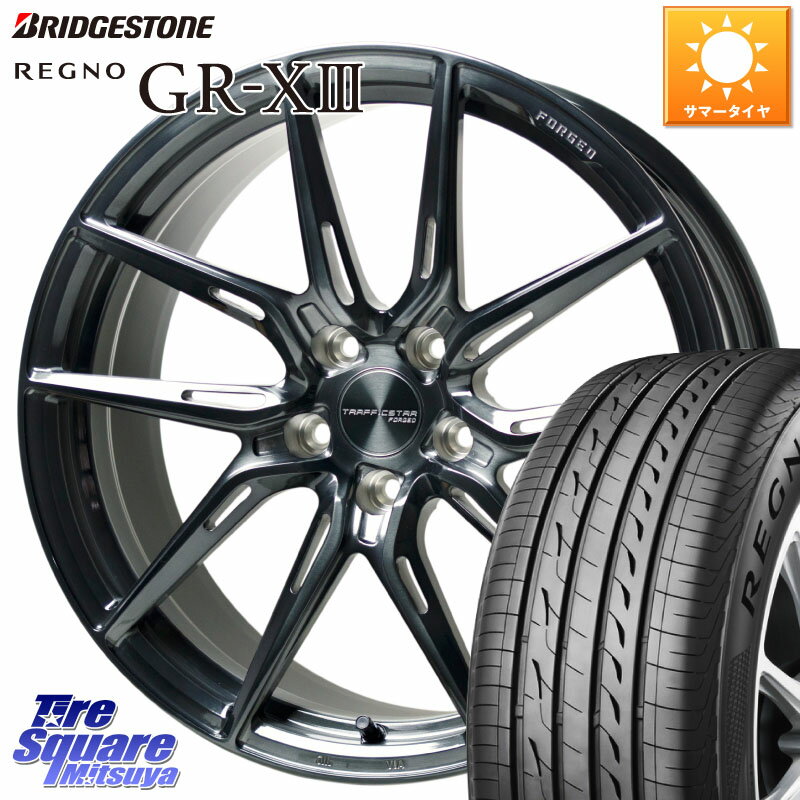 HotStuff TSF-02 BRSC トラフィックスターフォージド 20インチ 20 X 8.5J +38 5穴 114.3 ブリヂストン レグノ GR-X3 GRX3 サマータイヤ 245/35R20 アルファード