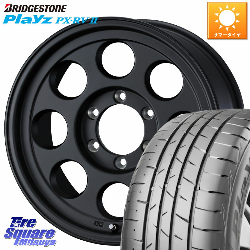 WEDS JIMLINE TYPE2 16インチ 16 X 6.5J +25 6穴 139.7 ブリヂストン プレイズ Playz PX-RV2 サマータイヤ 215/60R16