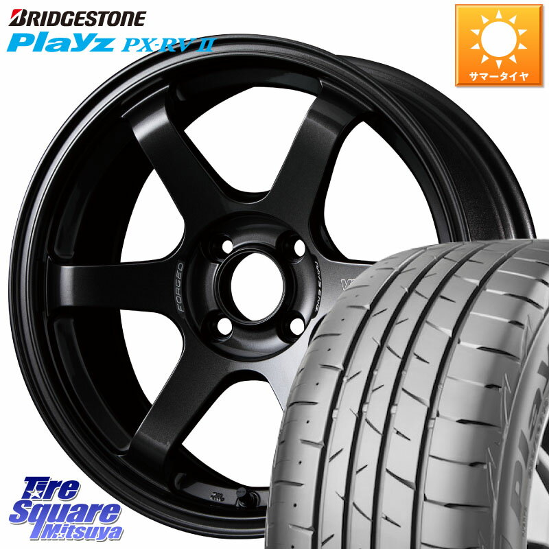 RAYS 【欠品次回9月末】 VOLK RACING TE37 SONIC TE37 ソニック ホイール 16インチ 16 X 6.0J +42 4穴 100 ブリヂストン プレイズ Playz PX-RV2 サマータイヤ 195/65R16 ライズ ガソリン車