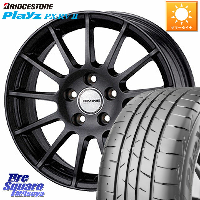 WEDS IR87549R/6G ウェッズ IRVINE F01 ホイール 18インチ 18 X 7.5J(MB W247) +49 5穴 112 ブリヂストン プレイズ Playz PX-RV2 サマータイヤ 225/45R18 メルセデスベンツ Bクラス