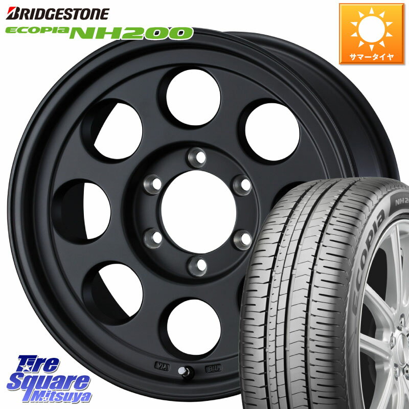 WEDS JIMLINE TYPE2 16インチ 16 X 6.5J +25 6穴 139.7 ブリヂストン ECOPIA NH200 エコピア サマータイヤ 215/60R16