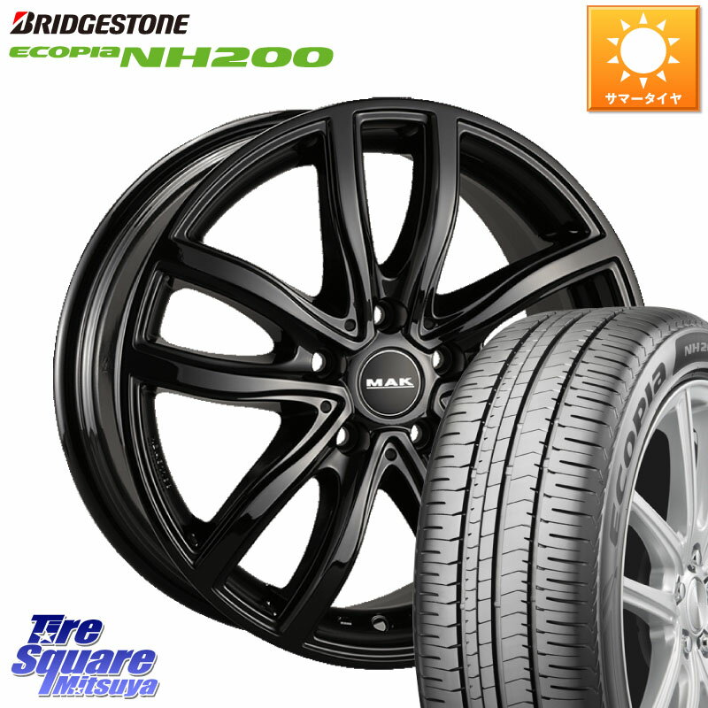阿部商会 MAK FAHR ホイール 17インチ 17 X 7.5J(BMW G26) +30 5穴 112 ブリヂストン ECOPIA NH200 エコピア サマータイヤ 225/55R17 BMW 4シリーズ G26