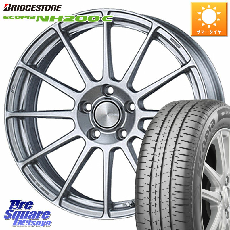 ENKEI エンケイ PerformanceLine PF03 ホイール 15 X 6.0J +45 4穴 100 ブリヂストン ECOPIA NH200C エコピア サマータイヤ 185/55R15 ノート